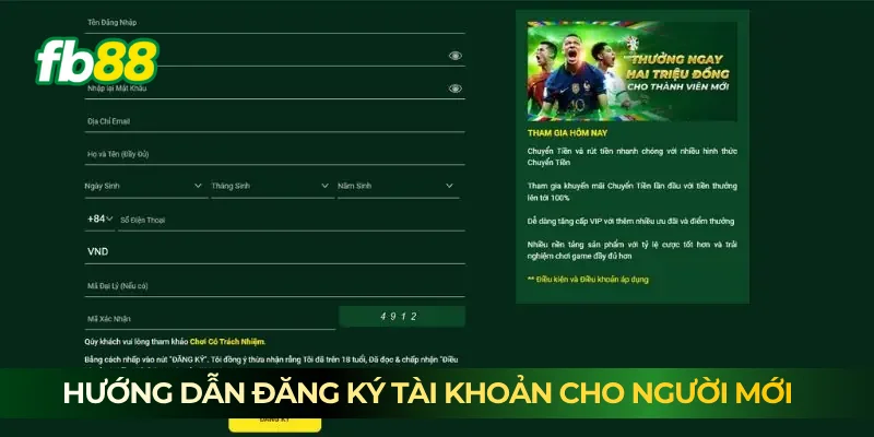 Hướng dẫn đăng ký tài khoản cho người mới 